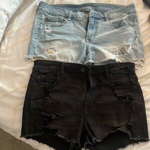 2 pairs of American Eagle jean shorts